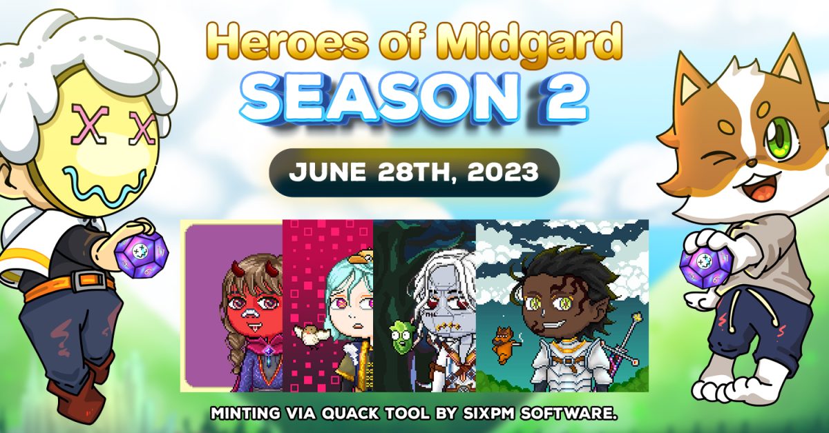 Drop Alert Heroes of Midgard PFPs Season 2