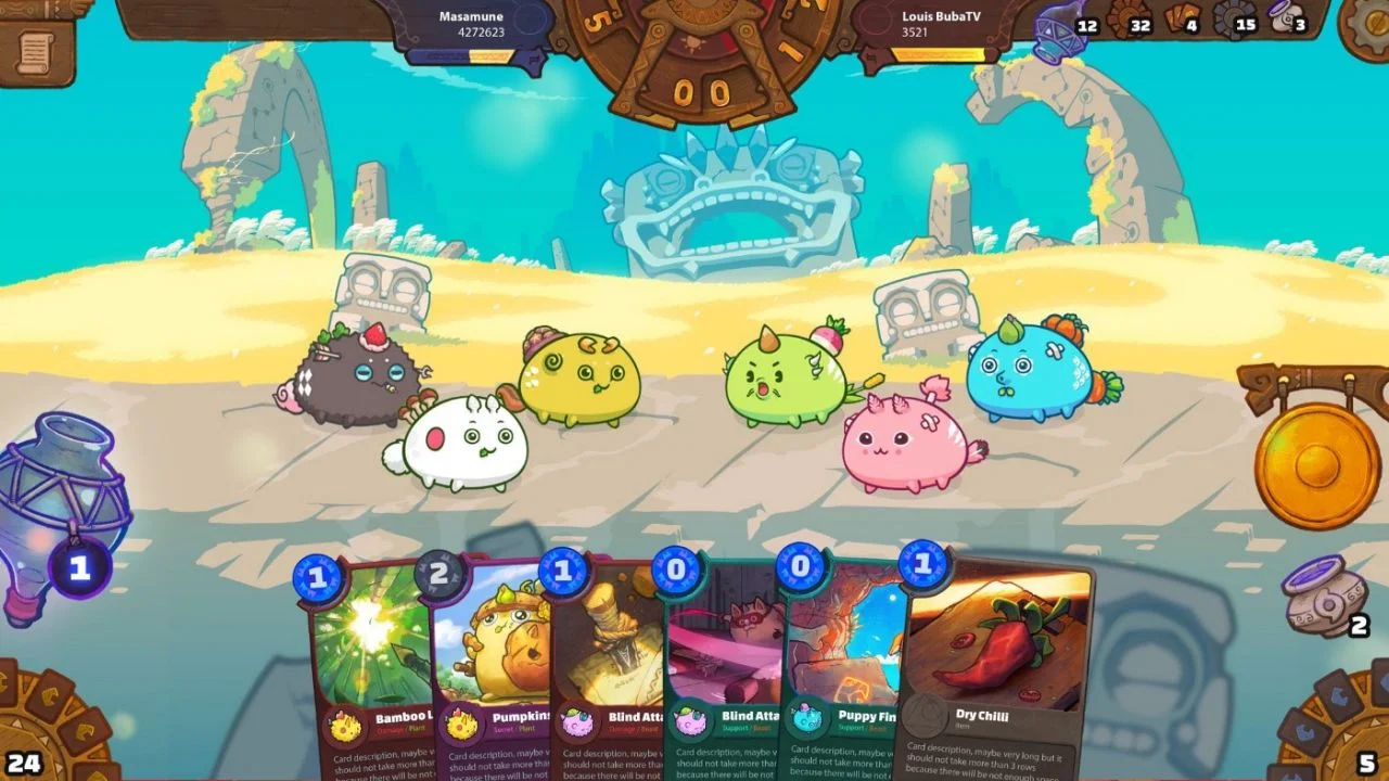 Axie Infinity's gameplay
